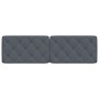 Cabecero de cama acolchado terciopelo gris oscuro 160 cm de vidaXL, Cabeceros y pies de cama - Ref: Foro24-374734, Precio: 81...