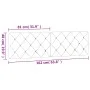 Dunkelgraues, samtgepolstertes Bettkopfteil 160 cm von vidaXL, Kopf- und Fußteile - Ref: Foro24-374734, Preis: 80,85 €, Rabat...