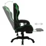 Silla gaming con luces LED RGB cuero sintético verde y negro de vidaXL, Sillas de oficina - Ref: Foro24-288009, Precio: 193,5...