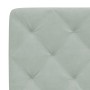 Cabecero de cama acolchado terciopelo gris claro 90 cm de vidaXL, Cabeceros y pies de cama - Ref: Foro24-374708, Precio: 37,5...