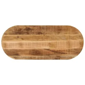 Oval solid mango wood rough table top 110x50x2.5cm by vidaXL, Table tops - Ref: Foro24-370107, Price: 63,80 €, Discount: %
