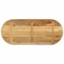 Oval solid mango wood rough table top 110x50x2.5cm by vidaXL, Table tops - Ref: Foro24-370107, Price: 63,80 €, Discount: %