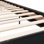 Estructura de cama madera de ingeniería y metal negro 90x200 cm de vidaXL, Camas y somieres - Ref: Foro24-845517, Precio: 82,...