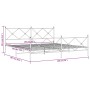 Estructura de cama cabecero y estribo metal negro 193x203 cm de vidaXL, Camas y somieres - Ref: Foro24-376526, Precio: 142,91...