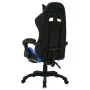 Silla gaming con luces LED RGB cuero sintético azul y negro de vidaXL, Sillas de oficina - Ref: Foro24-288006, Precio: 184,91...