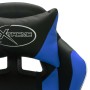 Silla gaming con luces LED RGB cuero sintético azul y negro de vidaXL, Sillas de oficina - Ref: Foro24-288006, Precio: 187,83...