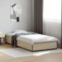 Estructura cama madera ingeniería metal roble Sonoma 75x190 cm de vidaXL, Camas y somieres - Ref: Foro24-845122, Precio: 66,7...