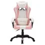Silla gaming con luces LED RGB cuero sintético rosa y negro de vidaXL, Sillas de oficina - Ref: Foro24-288004, Precio: 167,86...