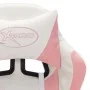Silla gaming con luces LED RGB cuero sintético rosa y negro de vidaXL, Sillas de oficina - Ref: Foro24-288004, Precio: 167,86...