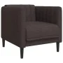 Juego de sofás 3 piezas tela marrón oscuro de vidaXL, Sofás - Ref: Foro24-3209232, Precio: 701,68 €, Descuento: %