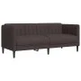 Juego de sofás 3 piezas tela marrón oscuro de vidaXL, Sofás - Ref: Foro24-3209232, Precio: 701,68 €, Descuento: %