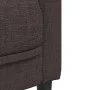 Juego de sofás 3 piezas tela marrón oscuro de vidaXL, Sofás - Ref: Foro24-3209232, Precio: 701,68 €, Descuento: %