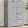 Aparador de madera de ingeniería gris hormigón 60x31x84 cm de vidaXL, Aparadores - Ref: Foro24-840509, Precio: 92,87 €, Descu...