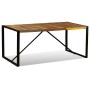 Mesa de comedor de madera maciza reciclada 180 cm en Mesas de comedor | Comprar online en Foru.es