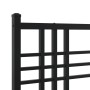 Cabecero de metal negro 75 cm de vidaXL, Cabeceros y pies de cama - Ref: Foro24-376350, Precio: 27,43 €, Descuento: %