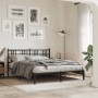 Cabecero de metal negro 160 cm de vidaXL, Cabeceros y pies de cama - Ref: Foro24-376359, Precio: 95,07 €, Descuento: %