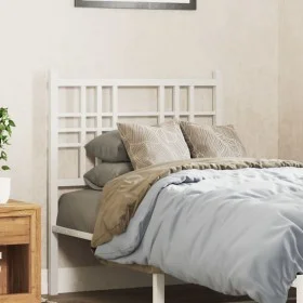 White metal headboard 75 cm by vidaXL, Headboards and footboards - Ref: Foro24-376399, Price: 26,72 €, Discount: %