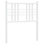 Cabecero de metal blanco 75 cm de vidaXL, Cabeceros y pies de cama - Ref: Foro24-376399, Precio: 27,14 €, Descuento: %