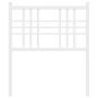 Cabecero de metal blanco 75 cm de vidaXL, Cabeceros y pies de cama - Ref: Foro24-376399, Precio: 27,14 €, Descuento: %