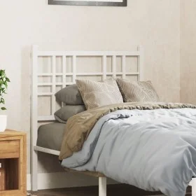 Cabecero de metal blanco 80 cm de vidaXL, Cabeceros y pies de cama - Ref: Foro24-376400, Precio: 27,25 €, Descuento: %