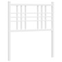 Cabecero de metal blanco 80 cm de vidaXL, Cabeceros y pies de cama - Ref: Foro24-376400, Precio: 28,19 €, Descuento: %