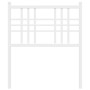 Cabecero de metal blanco 80 cm de vidaXL, Cabeceros y pies de cama - Ref: Foro24-376400, Precio: 28,19 €, Descuento: %