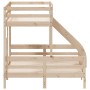 Litera de madera maciza de pino 90x200/140x200 cm de vidaXL, Camas y somieres - Ref: Foro24-3207173, Precio: 325,43 €, Descue...