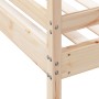 Litera de madera maciza de pino 90x200/140x200 cm de vidaXL, Camas y somieres - Ref: Foro24-3207173, Precio: 325,43 €, Descue...