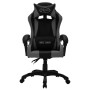Silla gaming con luces LED RGB cuero sintético gris y negro de vidaXL, Sillas de oficina - Ref: Foro24-288000, Precio: 178,03...