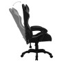 Silla gaming con luces LED RGB cuero sintético gris y negro de vidaXL, Sillas de oficina - Ref: Foro24-288000, Precio: 178,03...