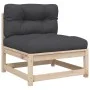 Set de sofás jardín 7 pzas con cojines madera maciza pino de vidaXL, Conjuntos de jardín - Ref: Foro24-3299545, Precio: 674,0...