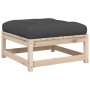Set de sofás jardín 7 pzas con cojines madera maciza pino de vidaXL, Conjuntos de jardín - Ref: Foro24-3299545, Precio: 681,0...