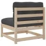 Set de sofás jardín 7 pzas con cojines madera maciza pino de vidaXL, Conjuntos de jardín - Ref: Foro24-3299545, Precio: 674,0...