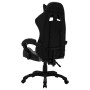 Silla gaming con luces LED RGB cuero sintético gris y negro de vidaXL, Sillas de oficina - Ref: Foro24-288000, Precio: 178,03...