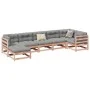Set de sofás jardín 7 pzas con cojines madera abeto Douglas de vidaXL, Conjuntos de jardín - Ref: Foro24-3299547, Precio: 668...