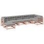Set de sofás jardín 7 pzas con cojines madera abeto Douglas de vidaXL, Conjuntos de jardín - Ref: Foro24-3299547, Precio: 686...