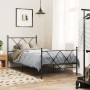Cabecero de metal negro 90 cm de vidaXL, Cabeceros y pies de cama - Ref: Foro24-376530, Precio: 37,40 €, Descuento: %