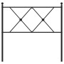 Cabecero de metal negro 90 cm de vidaXL, Cabeceros y pies de cama - Ref: Foro24-376530, Precio: 37,40 €, Descuento: %