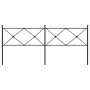 Cabecero de metal negro 193 cm de vidaXL, Cabeceros y pies de cama - Ref: Foro24-376539, Precio: 50,24 €, Descuento: %