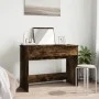 Frisiertisch mit Spiegel in rauchiger Eiche, 100x45x76 cm. von vidaXL, Schlafzimmerkommoden - Ref: Foro24-840699, Preis: 105,...