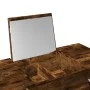 Frisiertisch mit Spiegel in rauchiger Eiche, 100x45x76 cm. von vidaXL, Schlafzimmerkommoden - Ref: Foro24-840699, Preis: 105,...