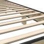 Estructura cama madera ingeniería metal roble Sonoma 90x200 cm de vidaXL, Camas y somieres - Ref: Foro24-845653, Precio: 94,8...