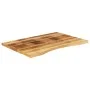 Tablero de escritorio con curva madera mango rugosa 90x60x2,5cm de vidaXL, Tableros para mesas - Ref: Foro24-370185, Precio: ...