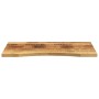 Tablero de escritorio con curva madera mango rugosa 90x60x2,5cm de vidaXL, Tableros para mesas - Ref: Foro24-370185, Precio: ...