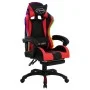 Silla gaming con luces LED RGB cuero sintético rojo y negro de vidaXL, Sillas de oficina - Ref: Foro24-288007, Precio: 193,09...