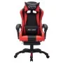 Silla gaming con luces LED RGB cuero sintético rojo y negro de vidaXL, Sillas de oficina - Ref: Foro24-288007, Precio: 193,09...