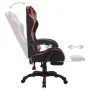 Silla gaming con luces LED RGB cuero sintético rojo y negro de vidaXL, Sillas de oficina - Ref: Foro24-288007, Precio: 193,09...