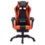 Silla gaming con luces LED RGB cuero sintético naranja y negro de vidaXL, Sillas de oficina - Ref: Foro24-288012, Precio: 189...