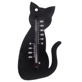 Nature Termómetro de pared de exterior gato negro de Nature, Termómetros para la casa - Ref: Foro24-428539, Precio: 13,37 €, ...