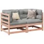 Set de sofás jardín 2 pzas con cojines madera abeto Douglas de vidaXL, Conjuntos de jardín - Ref: Foro24-3295828, Precio: 202...